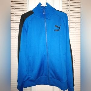 Puma Men's Sportswear Jacket Blue Black